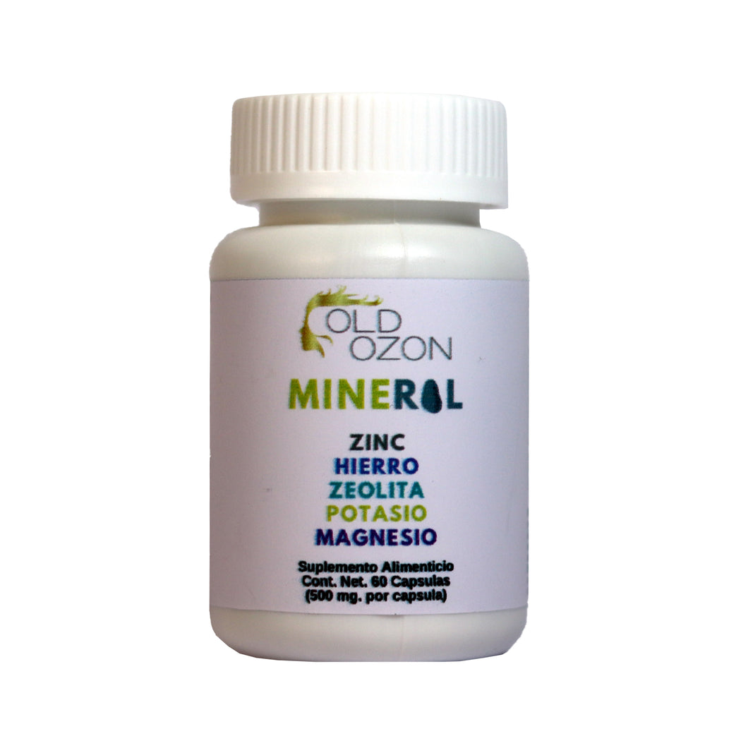 MINERAL - 60 capsulas (500 mg por capsula)