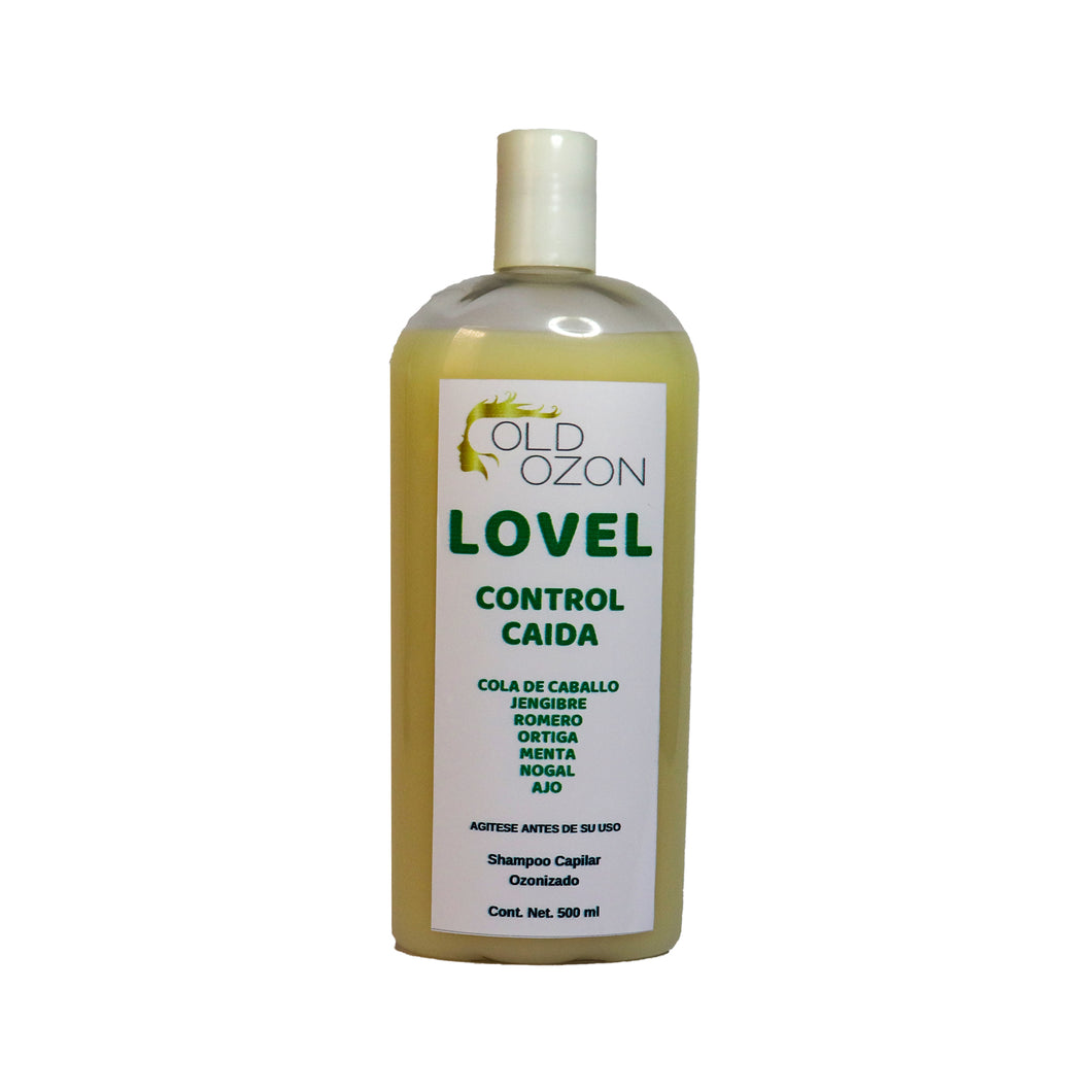 LOVEL - Shampoo Ozonizado - Control Caida - 500 ml